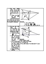 Tài liệu bồi dưỡng HSG Hình học 7 - Năm học 2021-2022